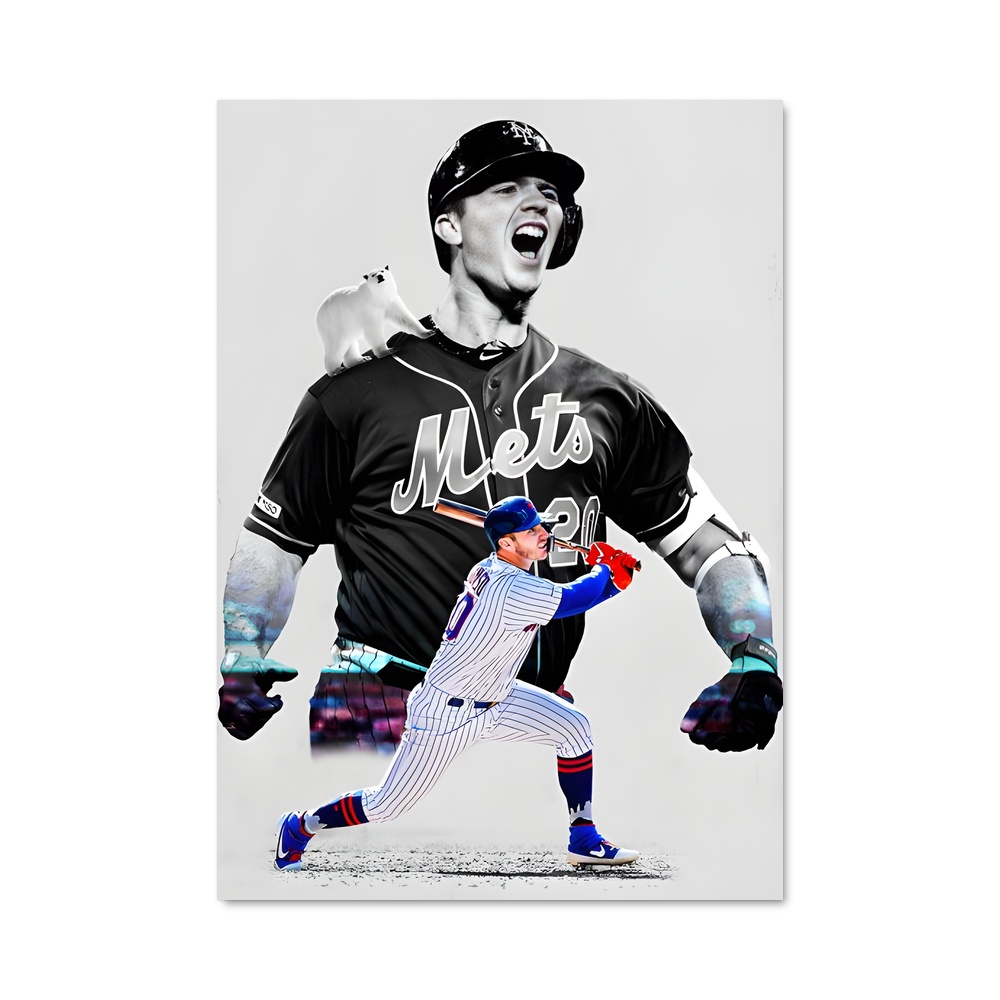 Poster Pete Alonso Baseball Touche poétique